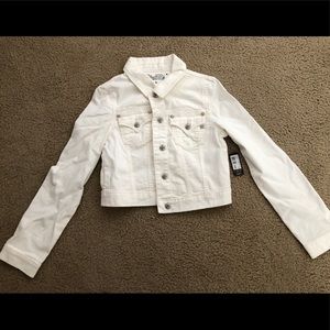 White Miss Me denim jacket